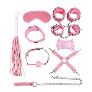 Kit com 8 Sado Erótico Peluciado - Bandage BDSM