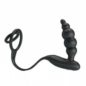 Plug para Próstata em Silicone com Anel Duplo - Vibration Penis Sleeve III
